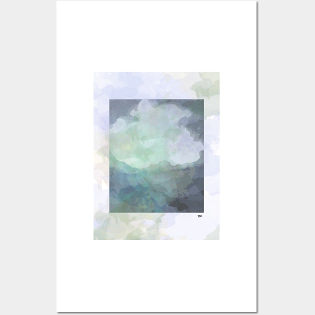 Dreams #watercolor #blue #minimal #design #kirovair #decor #buyart Wall Art by Kirovair